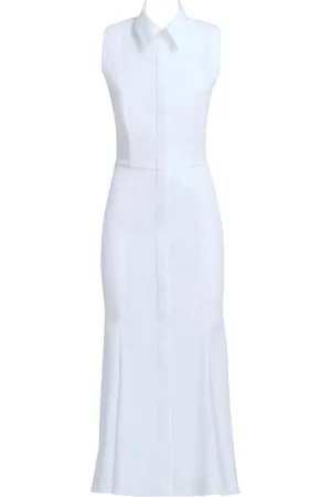 Marni Vestido camisero midi con aberturas