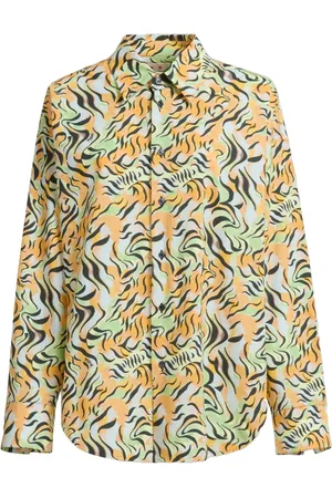 Marni Camisa manga larga con estampado abstracto