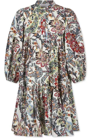 Etro Vestido manga larga con estampado floral