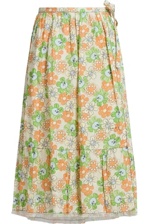 Marni Falda midi con estampado floral