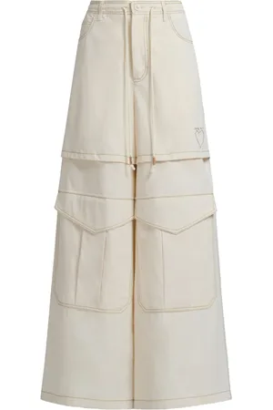 Marni Pantalones cargo con cordones en la pretina