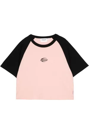 Chocoolate Playera con logo estampado y diseño color block