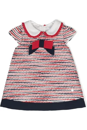 PATACHOU Vestido de bouclé con detalle de moño
