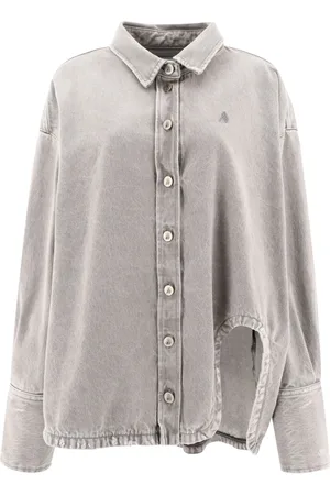 The Attico Camisa asimétrica con detalle de aberturas