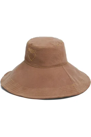 Marni Sombrero de ala ancha con logo bordado