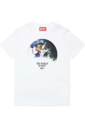 Diesel Playera con estampado Earth