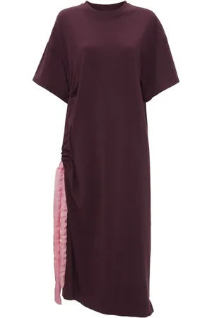 J.W.Anderson Vestido estilo playera con lazo satinado
