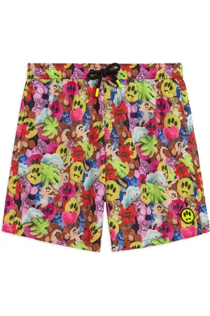 BARROW Shorts de playa con estampado gráfico