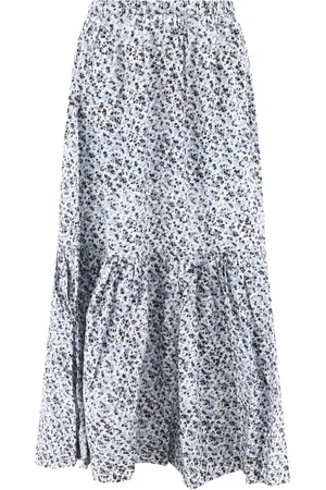Ganni Falda larga con estampado floral