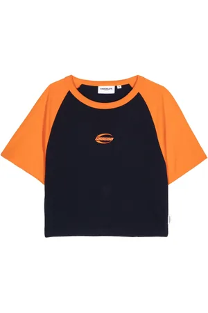Chocoolate Playera con logo estampado y diseño color block