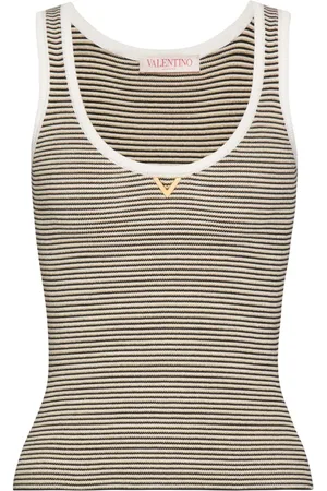 VALENTINO GARAVANI Camiseta con rayas estampadas