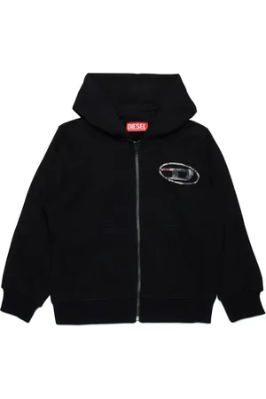 Diesel Chamarra con logo estampado