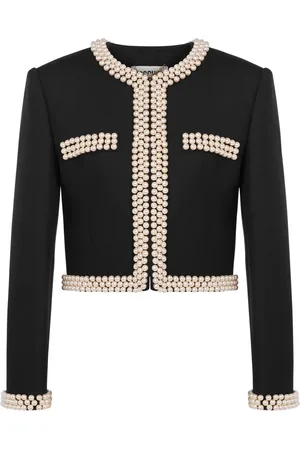 Moschino Blazer con perlas artificiales