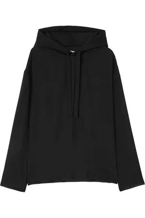 Jil Sander Hoodie reversible con logo bordado