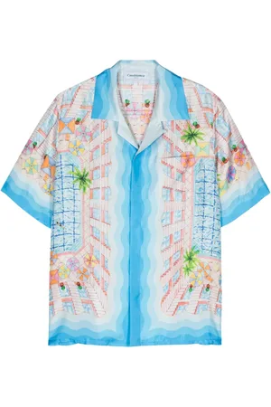 Casablanca Camisa de seda Le Plongeon