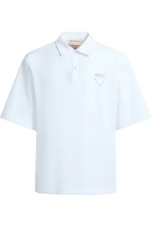 Marni Playera tipo polo con estampado gráfico
