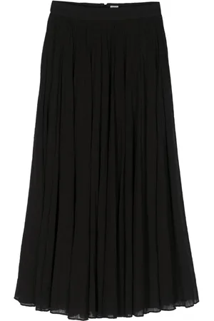 Totême Falda midi con diseño plisado
