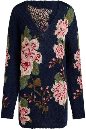 Etro Suéter con motivo floral en jacquard