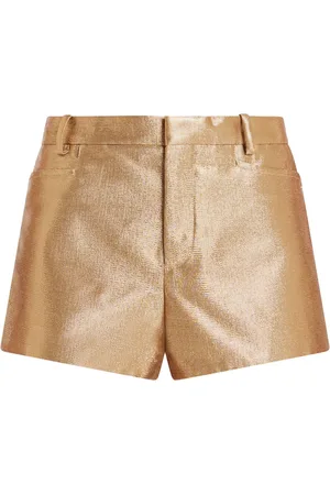 Tom Ford Shorts con tiro alto y detalle de lurex