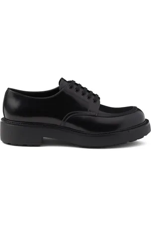 Prada Zapatos derby con efecto pulido