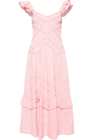 LOVESHACKFANCY Vestido midi Brin
