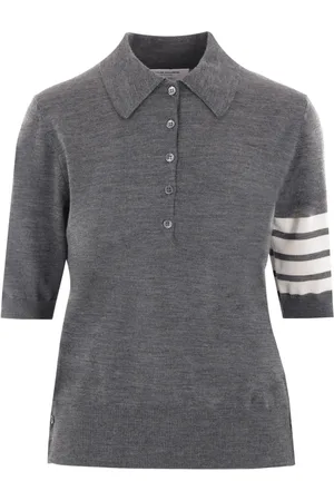 Thom Browne Playera tipo polo manga corta