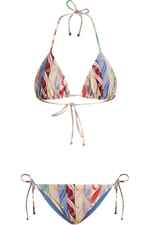 Etro Bikini con estampado gráfico y cuello halter