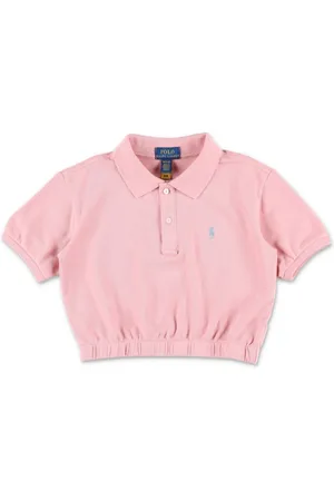 Ralph Lauren Playera tipo polo corta con logo bordado