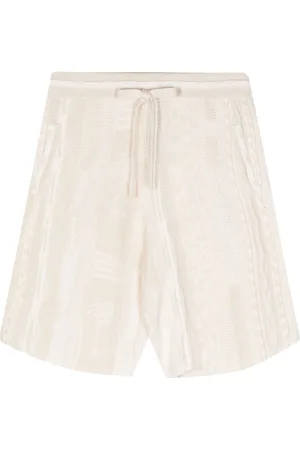 LANEUS Shorts con acabado texturizado
