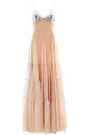 ERMANNO SCERVINO Vestido de fiesta plisado con detalle de aplique