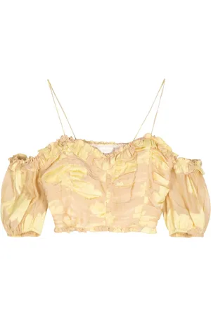 LOVESHACKFANCY Top corto Emalin