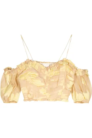LOVESHACKFANCY Top corto Emalin