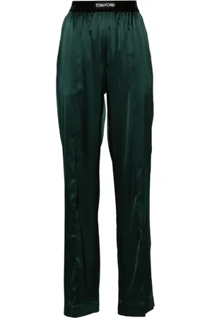 Tom Ford Pantalones de pijama de seda satinados