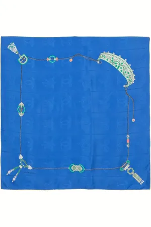 Cartier Bufanda de seda con motivo en jacquard