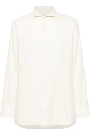 LARDINI Camisa con cuello italiano