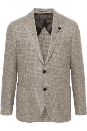LARDINI Blazer entretejido con botones