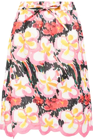 JNBY Falda midi con estampado floral