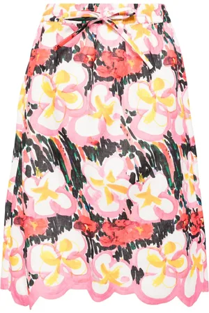 JNBY Falda midi con estampado floral