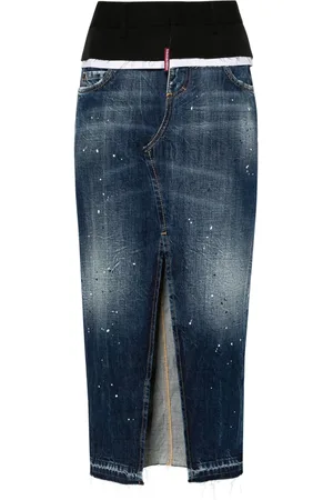 Dsquared2 Falda de mezclilla Cut That Boy