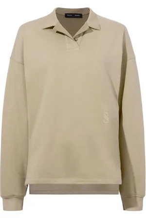 Proenza Schouler Playera tipo polo con logo estampado