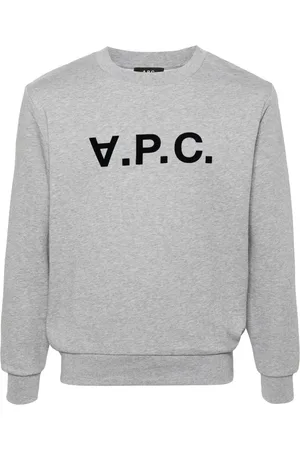 A.P.C. Sudadera con logo afelpado