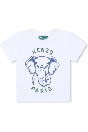 Kenzo Playera con elefante estampado