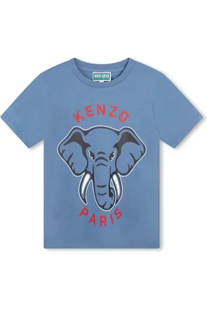 Kenzo Playera con elefante estampado
