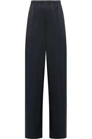 Salvatore Ferragamo Pantalones rectos con tiro alto