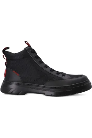 HUGO BOSS Botas altas con parche del logo