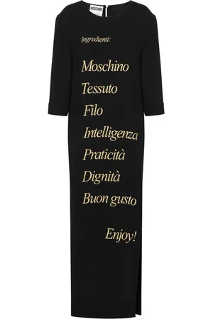 Moschino Vestido con cuello redondo