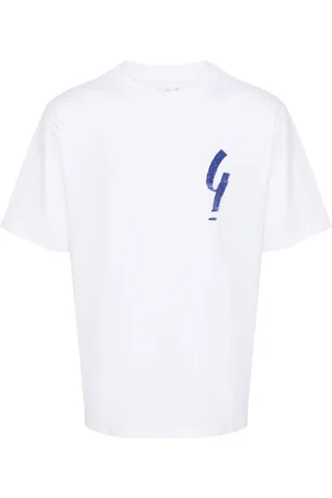 AGNÈS B. Playera con logo estampado