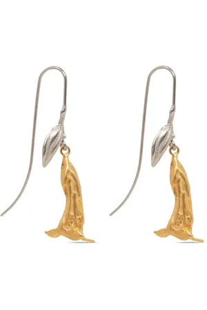 Marni Aretes con motivo floral