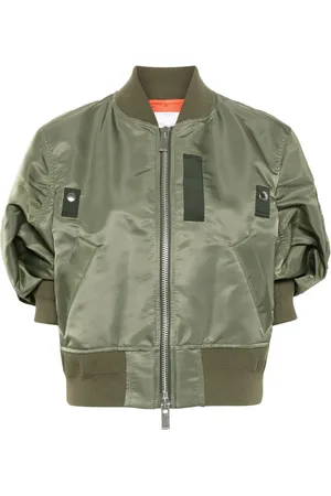 SACAI Chamarra bomber manga corta