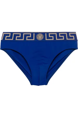 VERSACE Shorts de playa Greca Border